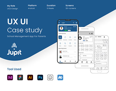 Jupit School Management App-UXUI Portfolio