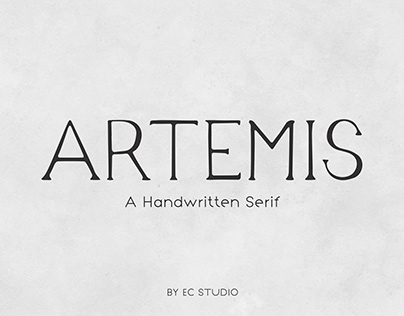 Artemis - Handwritten Organic Serif Font