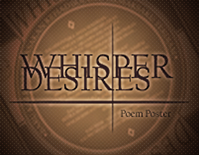 Whisper Desires Poem [Poster Design]