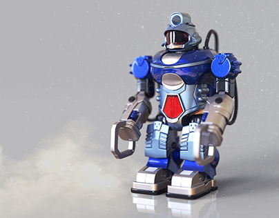 Toy robot | 3Ds max y KeyShot