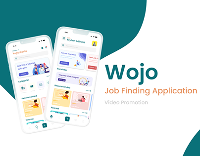 Wojo - Job Finding Application Design Video