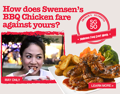 Swensens SG50 May Only Banner Designs