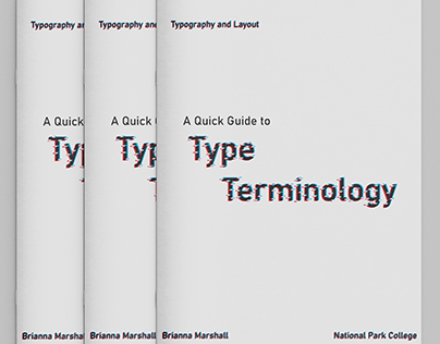 Typography Terminology Booklet