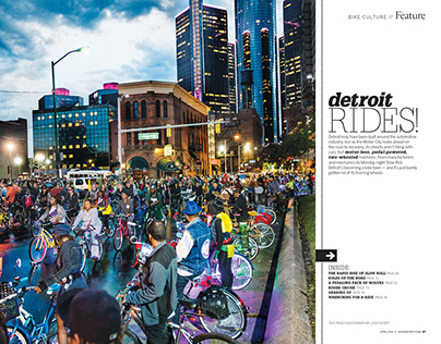 Hour Detroit; Feature Design - Bike Culture