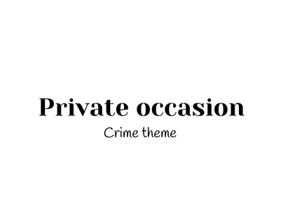 Crime theme