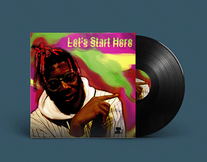 (Self Project)Mock up "Let's start here" by lil Yachty