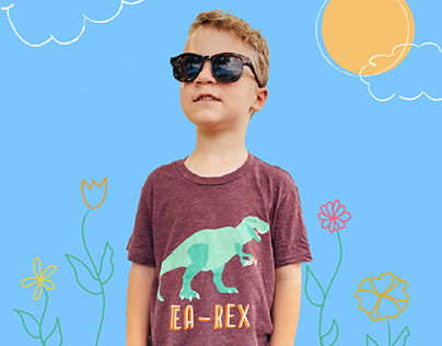 T-Shirt Design: Tea Rex