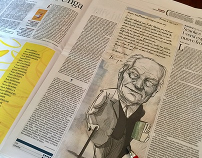LaLettura Corriere della Sera - Illustrazione portrait