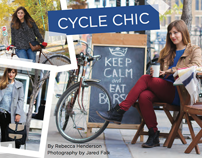 Cycle Chic for Winnipeg Downtown Magazine