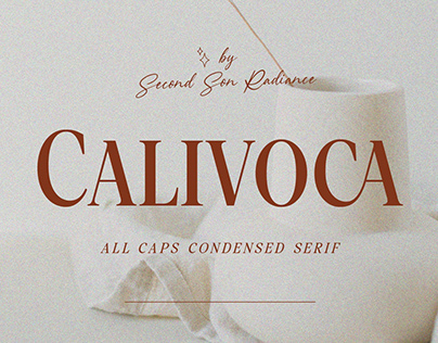 SS - Calivoca | All Caps Condensed Serif
