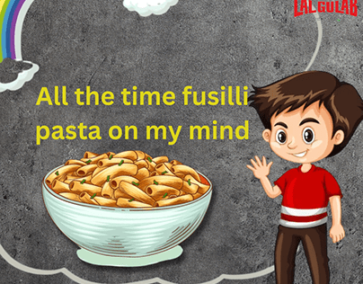 All the time fusilli pasta on my mind