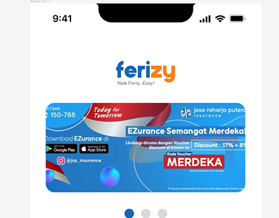 Ferizy Homepage Redesign by Awan