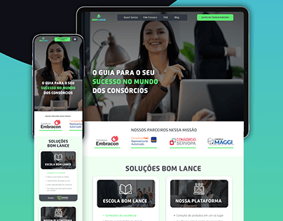 UI/UX design Website Bom Lance