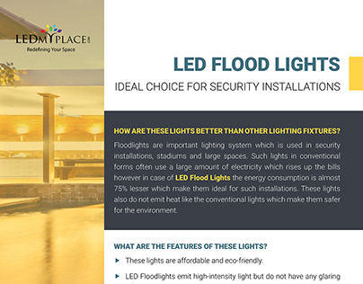 Best Outdoor LED Flood Lights - Commercial Lighting