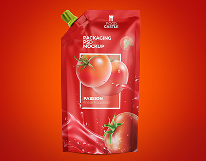 Saucy | Full Packaging Mockup Free Download