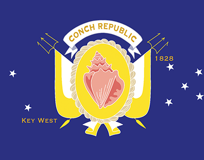 Conch Republic Concept Flag