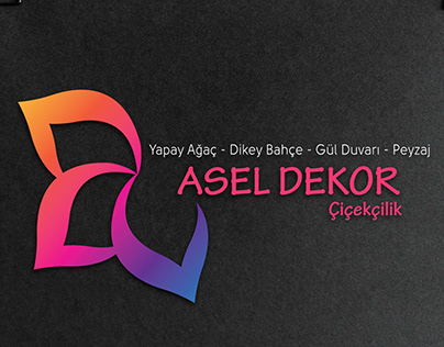 Asel Dekor&Çiçek Logo, Card, Signboard and Intro Design
