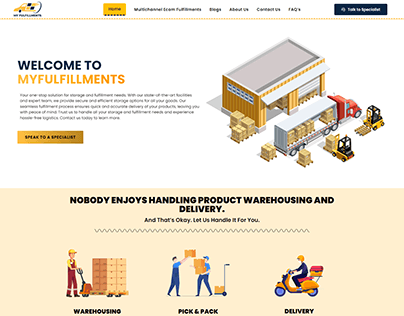 3PL Warehousing Website Development