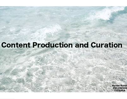 Content Production & Curation, Digital Diary.