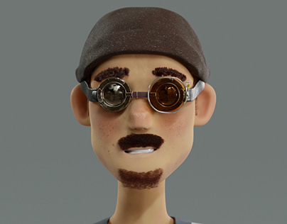 JERRY BEER Animation character human