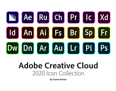 Adobe CC 2020 Vector Icons (FREE DOWNLOAD)