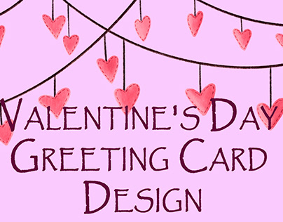 Valentine's Day Greeting Card Design