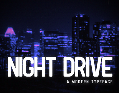 Night Drive Font