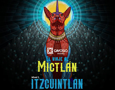 Posters campaña exposición "El Viaje al Mictlán".