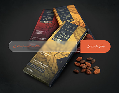 Dark Delicious Chocolate (Web UI Design)