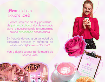Bouche Rosé, cafetería de especialidad rosa