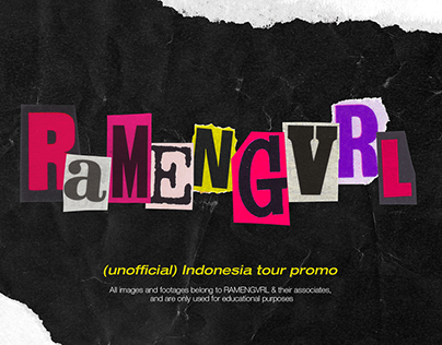 RAMENGVRL - Bad Minah Tour (mockup)
