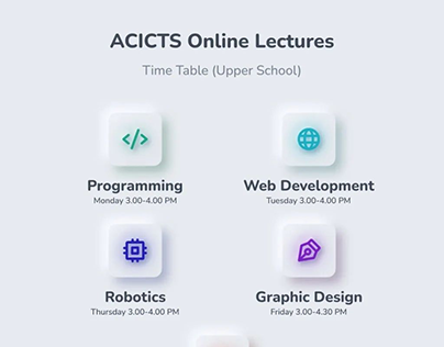 Online Lectures Poster