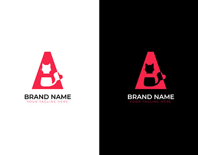 Cat Combination, Creative, Symbol LOGO, Branding logo