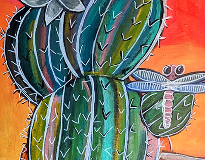 cactus painting #2