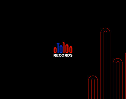 0to100 Logo for record company