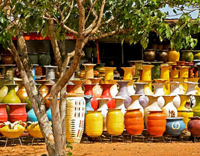 Pottery Market in Accra, Ghana