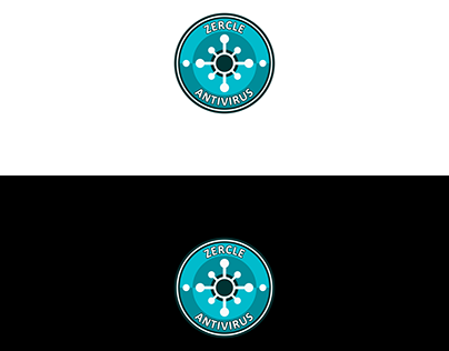 Zercle Antivirus - Emblem Logo