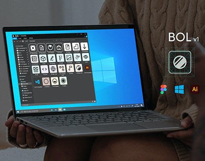 UI | BOL Windows folder icon set - free