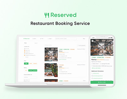 Reserved - Restaurant Booking Service