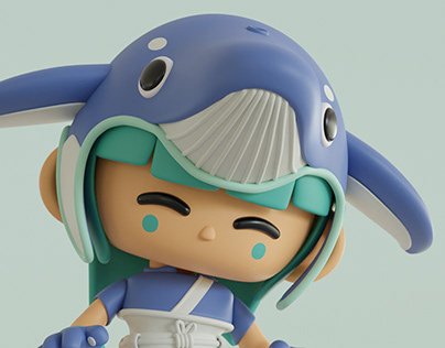 Humble Cutie Whale | Cutie Quirks Collection
