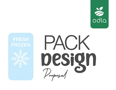 Frozen food Pack Design