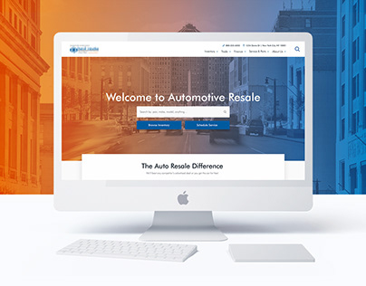 Automotive Resale - Landing Page