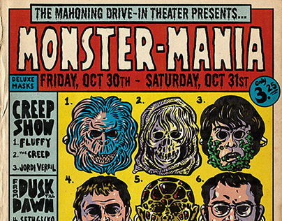 Monster Mania 2020 - Mahoning Drive-in Theater print