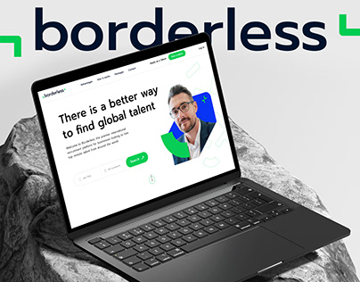 Borderless | UI/UX Web Design | Logo & Branding
