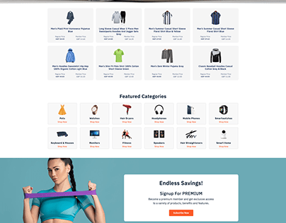 Fitness - ecommerce solution