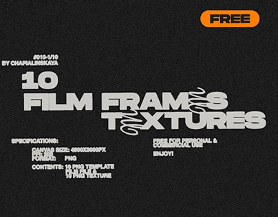 10 Free Film Texture Frames
