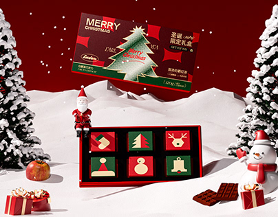 CNDOR X 冬日圣诞之礼丨圣诞巧克力礼盒包装设计