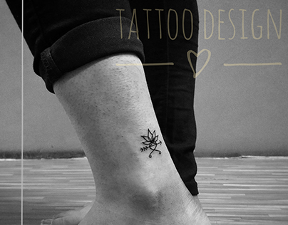 Tiny Ankle Tattoo Call:- +919687180555