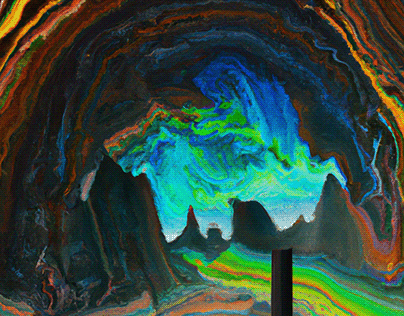 Color Cave, generative art