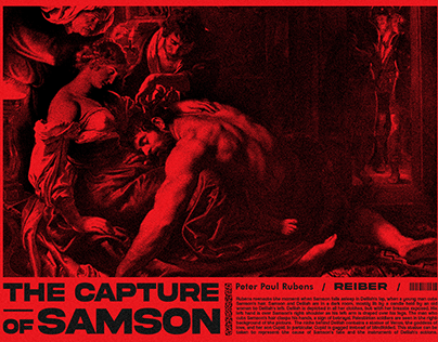 (The Capture Of SAMSON) poster design.